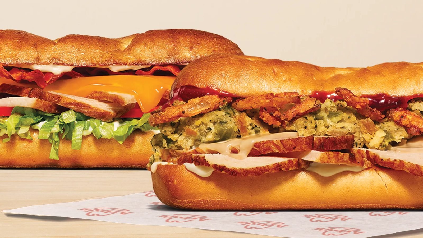 Arby's Deep Fried Turkey Gobbler and Deep Fried Turkey Club sandwiches
